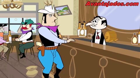 Cartoon Gay The Sheriff and His Bandits