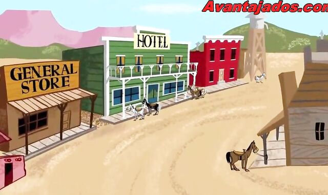 Cartoon Gay The Sheriff and His Bandits