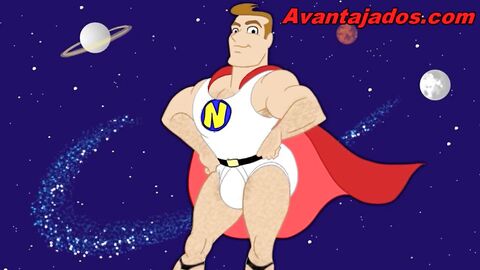 The big assed superhero and his powers cartoon
