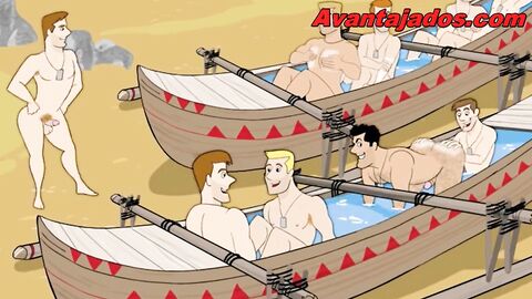 Gay Anime Military Orgy