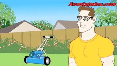 cartoon gay my young gardener has a big dick