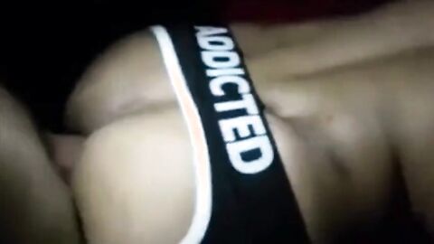 Bareback slut gets fucked by who knows who