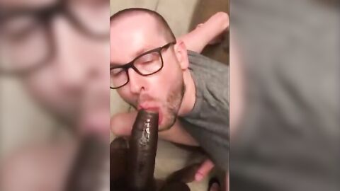 White Guy Sucks Off Black Guy