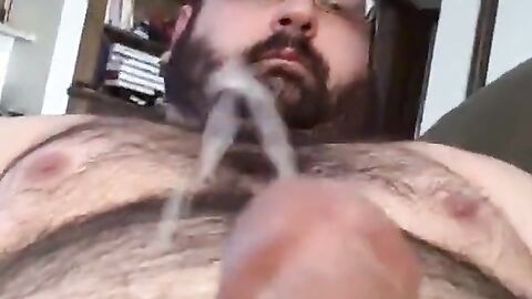 Bear shooting a nice load far