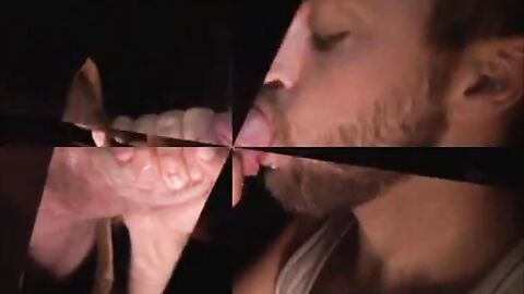 Amateur Gloryhole Blowjob with 2 Cumshots!