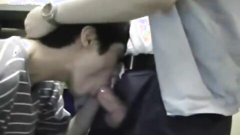 Daddy Security Guard Barebacks Asian Twink