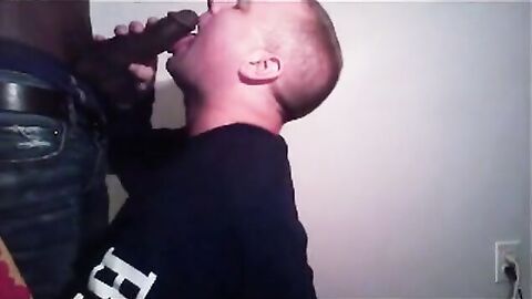 Interracial Blowjob Leads to a Facial for This Amateur Man