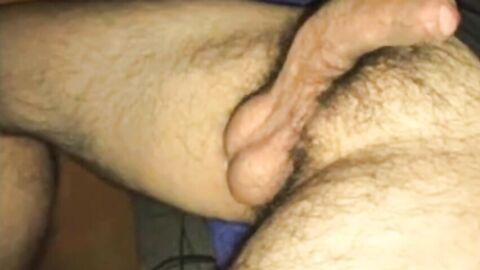 Huge UNCUT Latino Daddy's Cock Tease