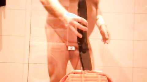 Bearded Man's Solo Play with Sex Toy