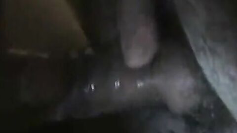 Docking, Cumming in Foreskin - Gay Amateur Handjob
