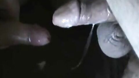 Docking, Cumming in Foreskin - Gay Amateur Handjob