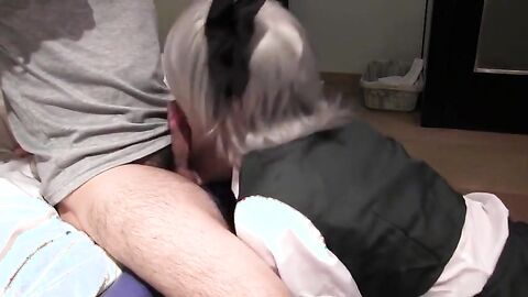 Asian Crossdresser Blowjob