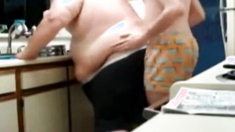 Chubby Daddy Barebacks a Young Man