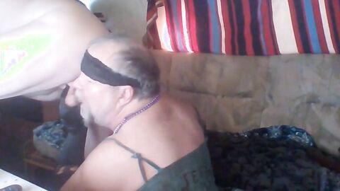 Sissy Crossdresser Blows Bear from Craigslist on Cam