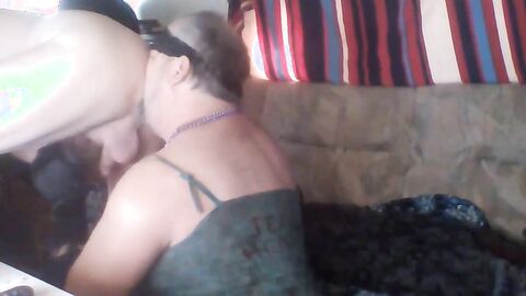 Sissy Crossdresser Blows Bear from Craigslist on Cam