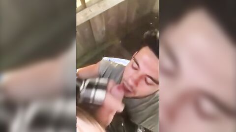 Cute Latin Hunk Sucks Big Cock and Eats Cum