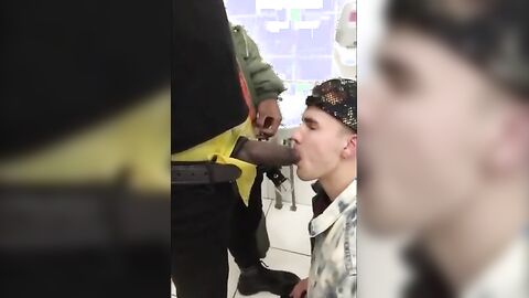 Daddy's Piss Drinking Twink in the Locker Room