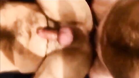 Hairy Bears Cum Together in Amateur Fuck Session