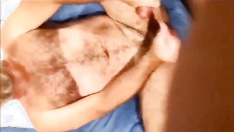 Hairy Bears Cum Together in Amateur Fuck Session