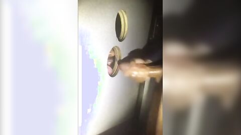 Big Black Cock Gloryhole Blowjob