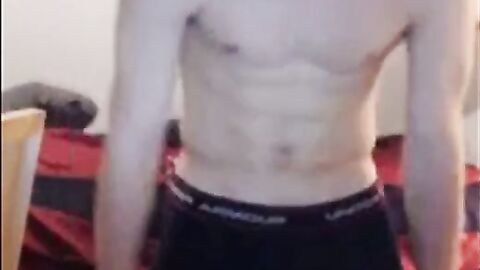 Twink's Delicious Butt on Webcam