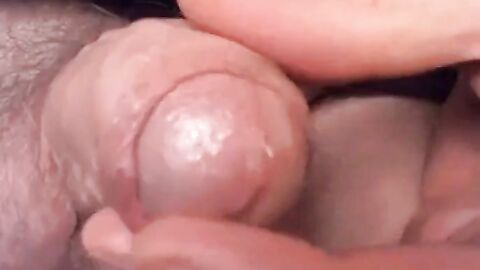 Mature Gay Daddy Strokes His Uncut Cock