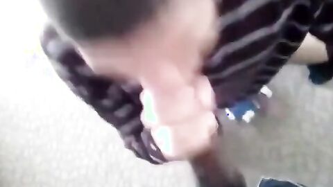 Muscled Black Couple's Anal Adventure in the Office