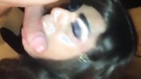 Sexy Latin Crossdresser Blowjob