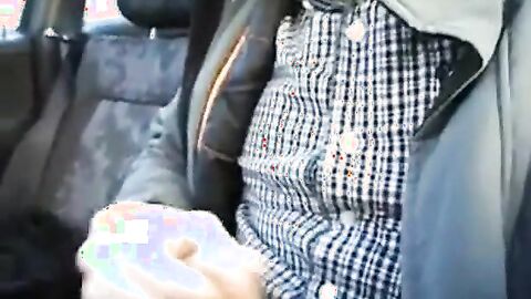 Wanking in the Car