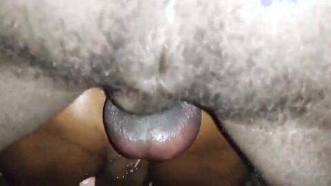 Big Black Cock Arrombando and Filling Ass with Cum!