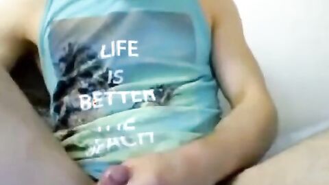 Big-Cock Romanian Guy's Solo Webcam Session