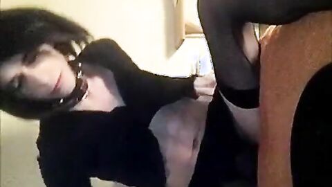 Crossdresser Emo Masturbation