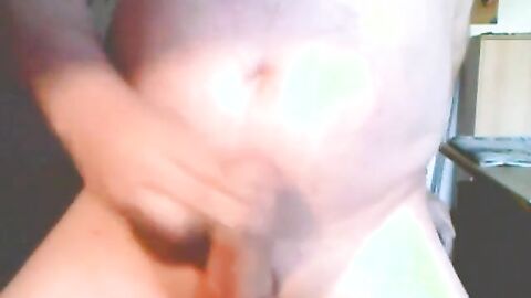 Fat Cock Daddy Shoots a Load