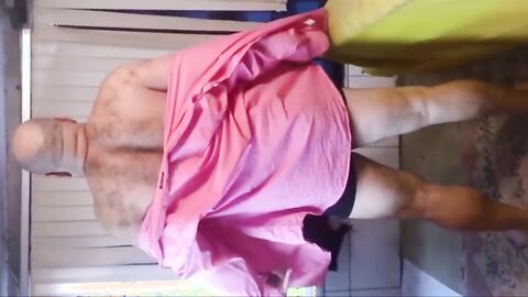 Hairy Amateur Striptease