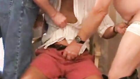 Amateur Daddies Group Sex Threesome