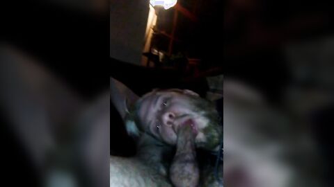 Mr. Steele's Big Cock Sucked by a Skinny Twink