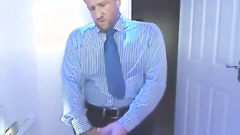 Big-Cock Daddy Tries on His New Suit