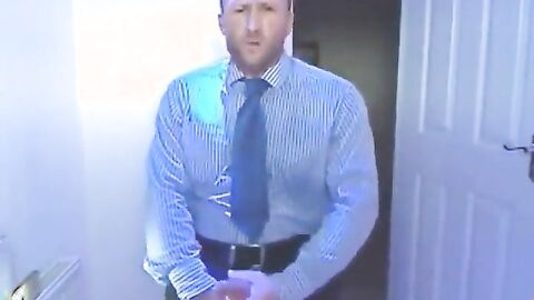 Big-Cock Daddy Tries on His New Suit