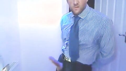 Big-Cock Daddy Tries on His New Suit