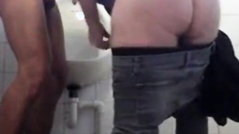Bareback Amateur Anal in the Bathroom