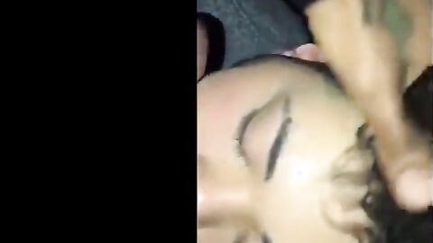 Chubby Latino Sucks Big Black Cock