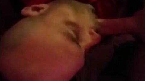 Straight Twink Takes First Cum Load from Buddy