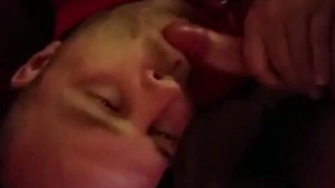 Straight Twink Takes First Cum Load from Buddy