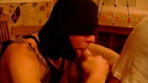 Amateur Bukkake with Big Cock