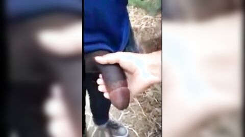 Black Cock Masturbation Solo
