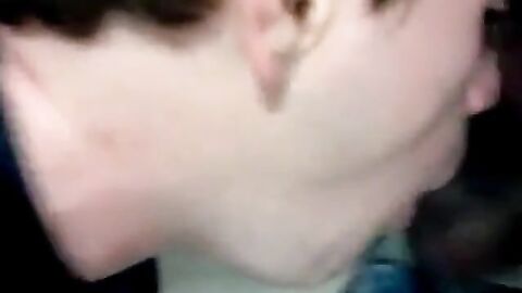 Public Restroom Blowjob: Interracial Twink Action Caught on Tape