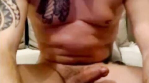 Big-Dick Daddy's Precum & Cum Webcam Show