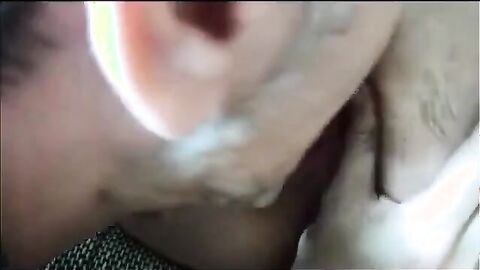 Big-Cock Daddy Gets a Blowjob on the Couch