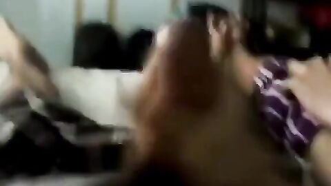 Big-cocked twink cousins jerk off and cum in bed together.