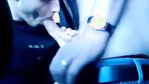 Sucking my Big Cock in his Car at the Park